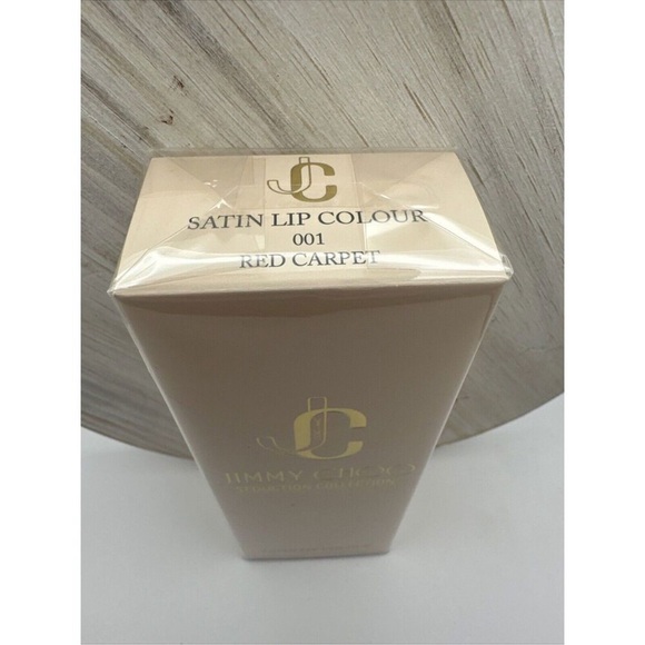 JIMMY CHOO Seduction SATIN Lip Colour Lipstick~Red Carpet 001~NIB Discontinued - Picture 5 of 11